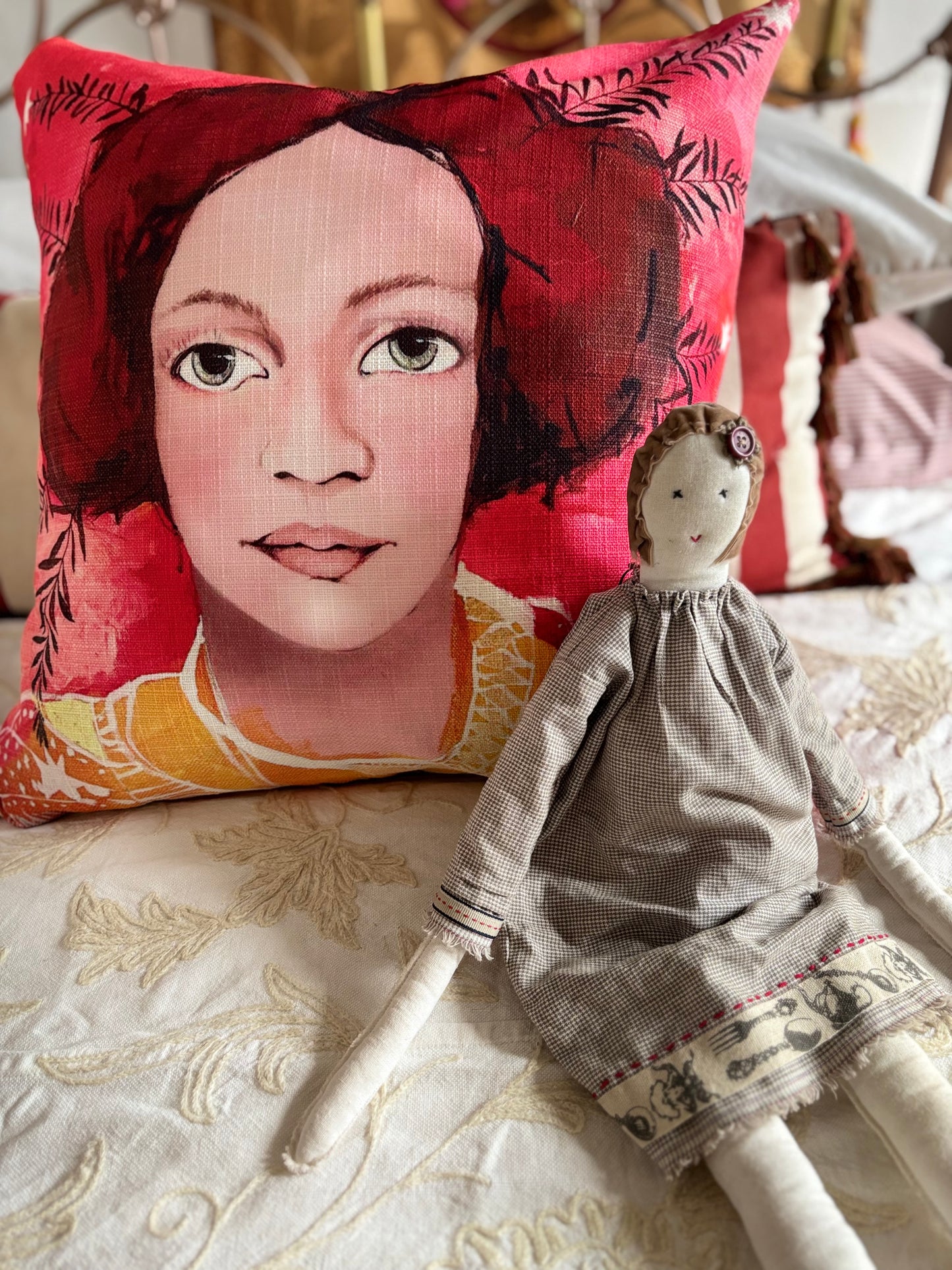Karoo Madonna Maiden Cushion Cover