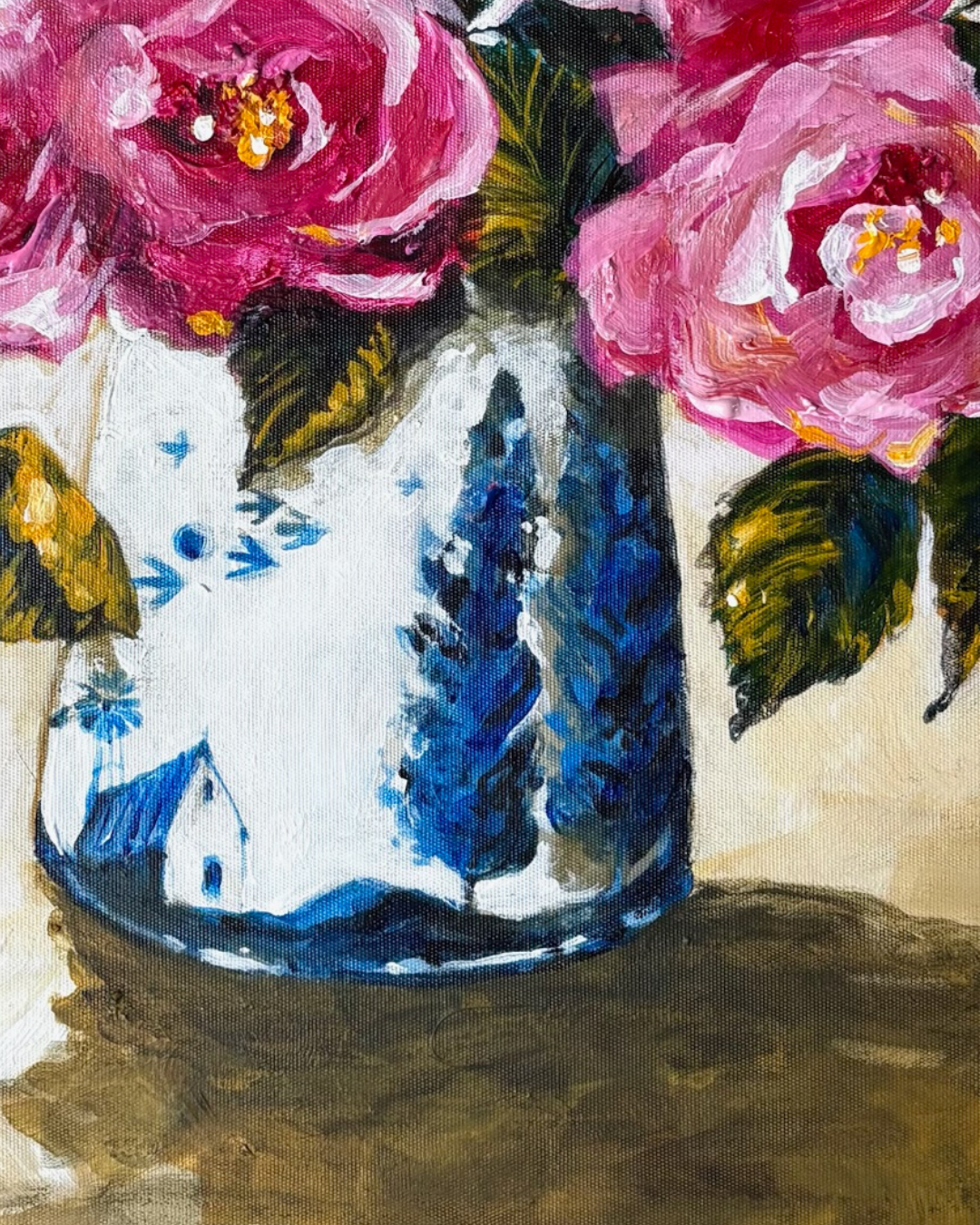 "Roses from the Garden" - Original painting