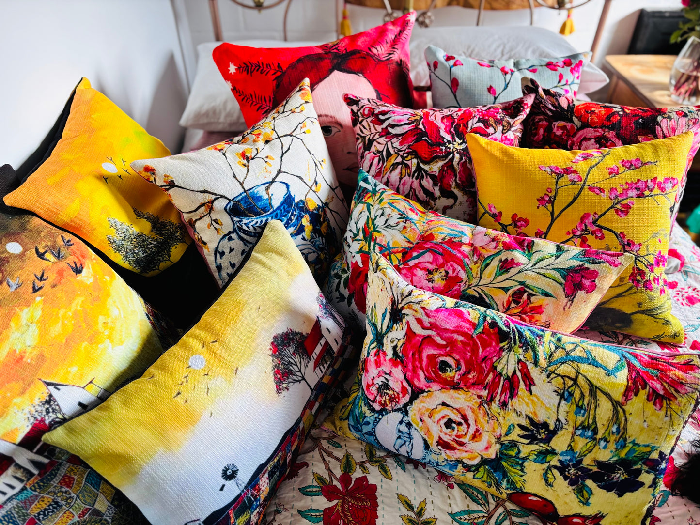 Sunflower Cushion Cover