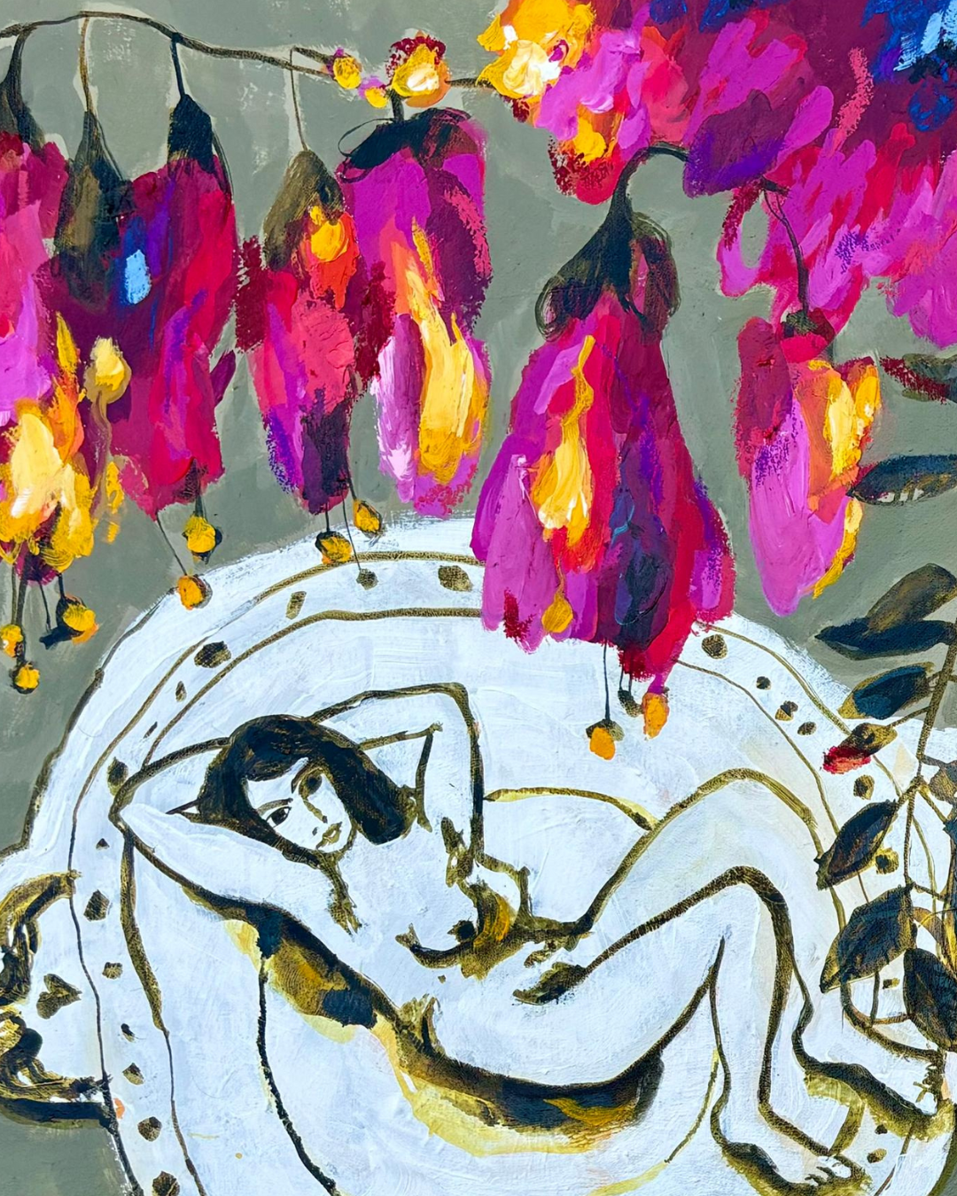 "The house smells like summer" - Original Painting