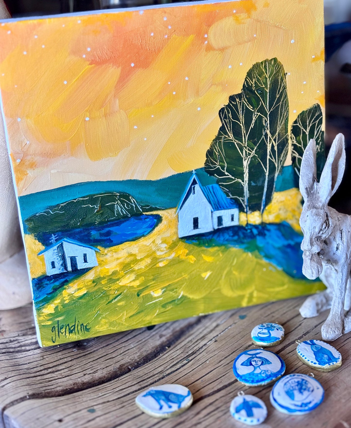 “Among the trees”