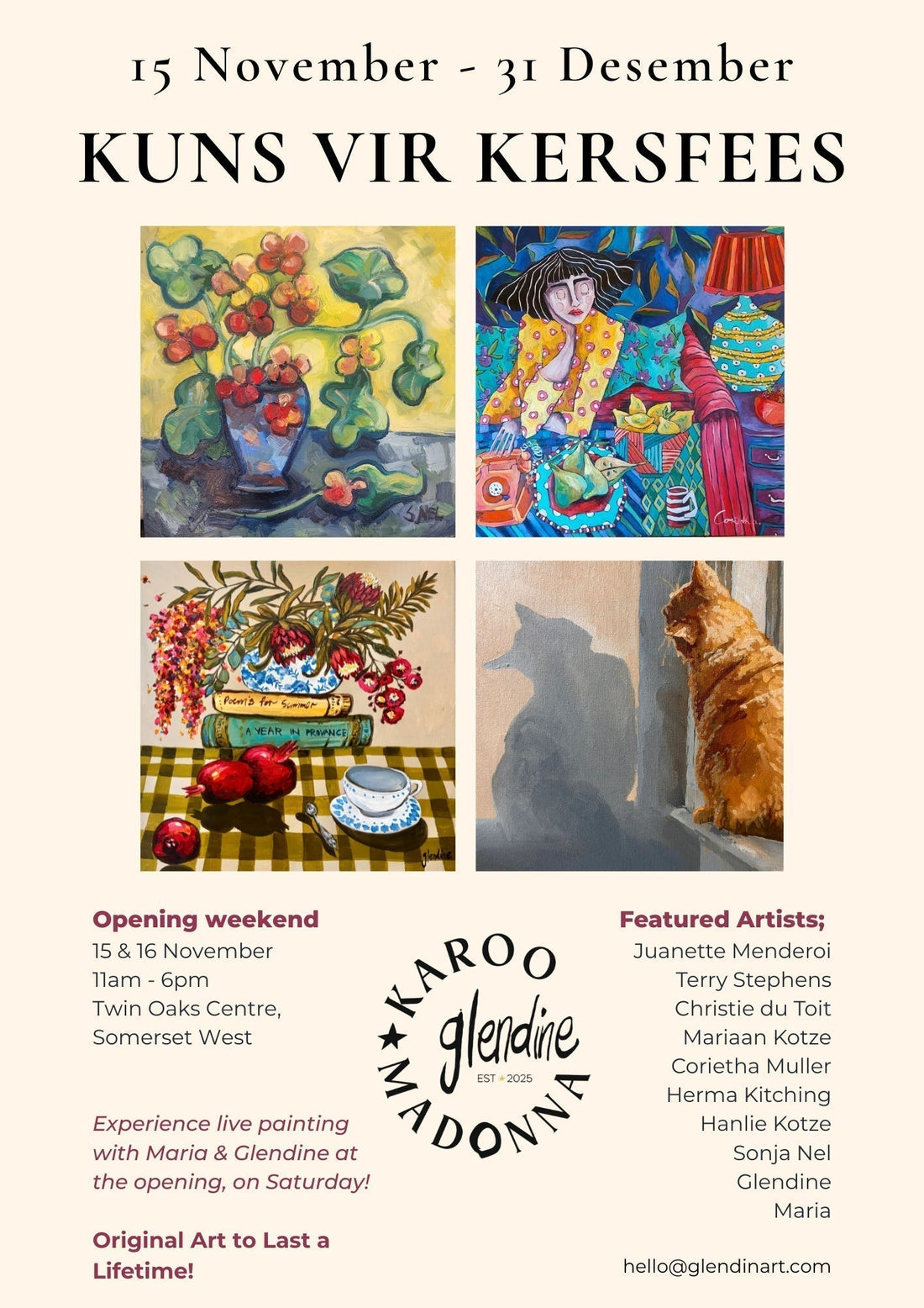 Kuns vir Kersfees poster