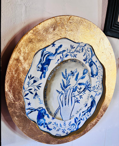 “Hands are unbelievably beautiful.They hold on to things.They let things go “