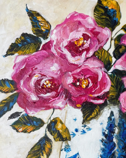 "Roses from the Garden" - Original painting