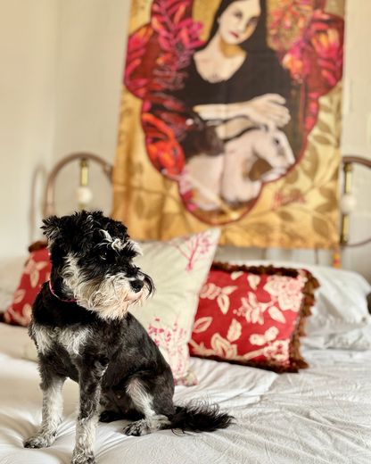 KarooMadonna and Three Hares - Printed Polycotton