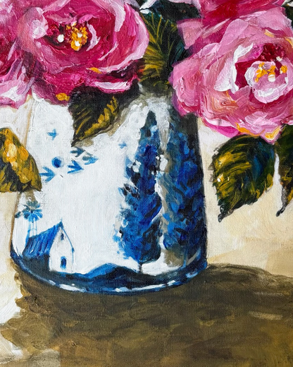 "Roses from the Garden" - Original painting