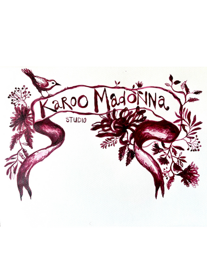 KarooMadonna and Three Hares - Printed Polycotton