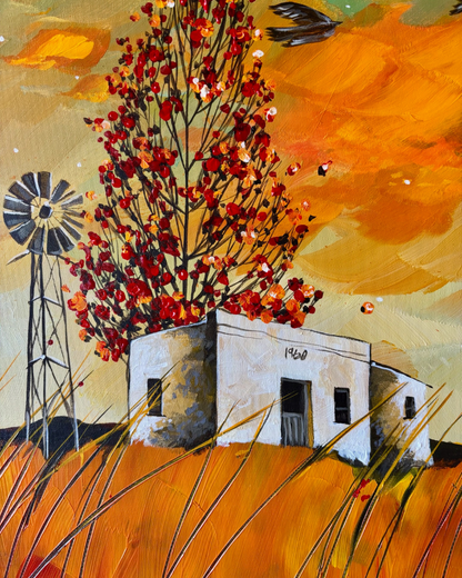 Classic Karoo Landscape - Original painting