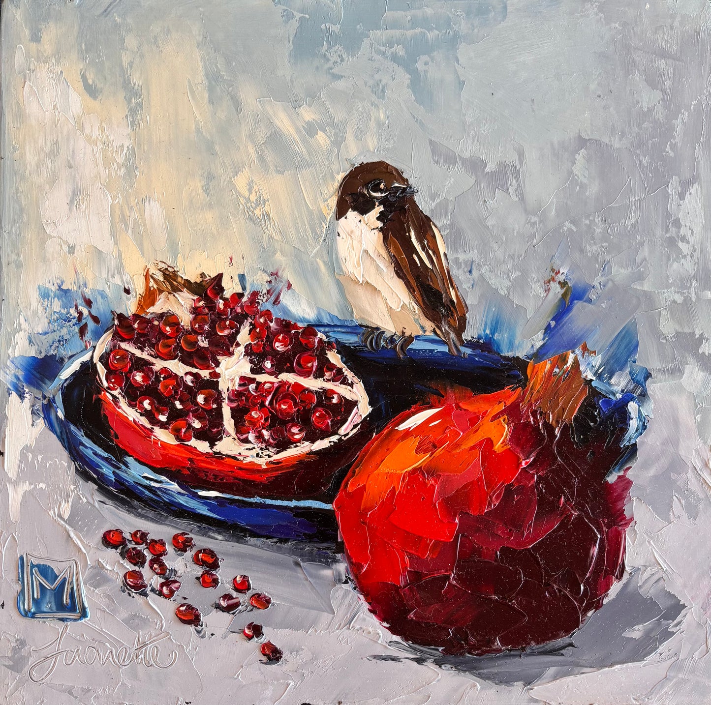 “Pomegranates “by Juanette Menderoi