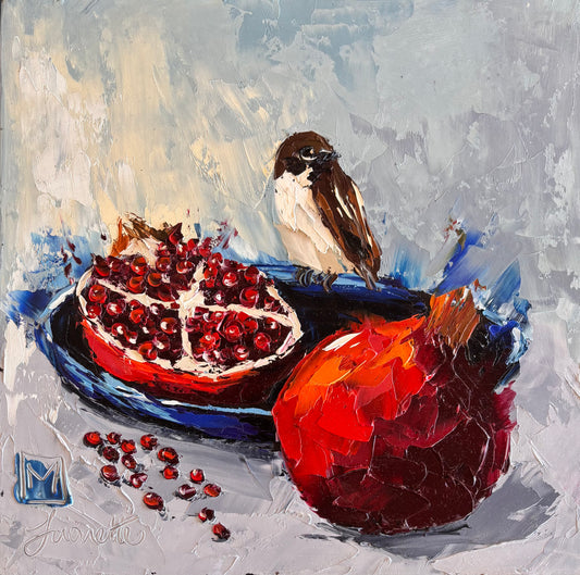 “Pomegranates “by Juanette Menderoi
