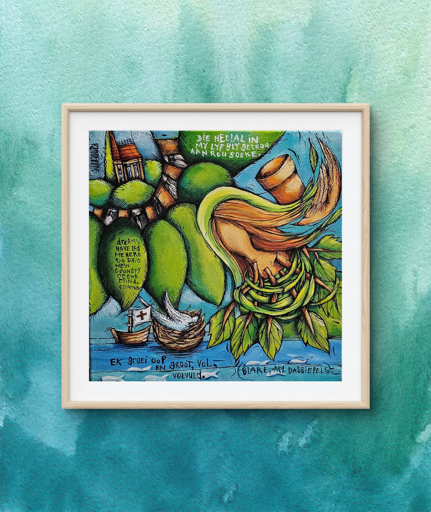 Painting by Hanlie Kotze