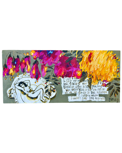 "The house smells like summer" - Original Painting