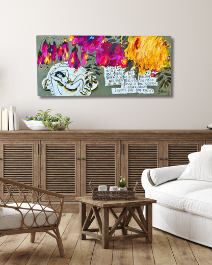 "The house smells like summer" - Original Painting