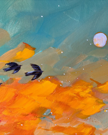 Classic Karoo Landscape - Original painting