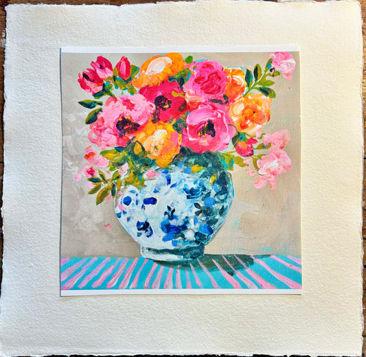 Delft and Flowers