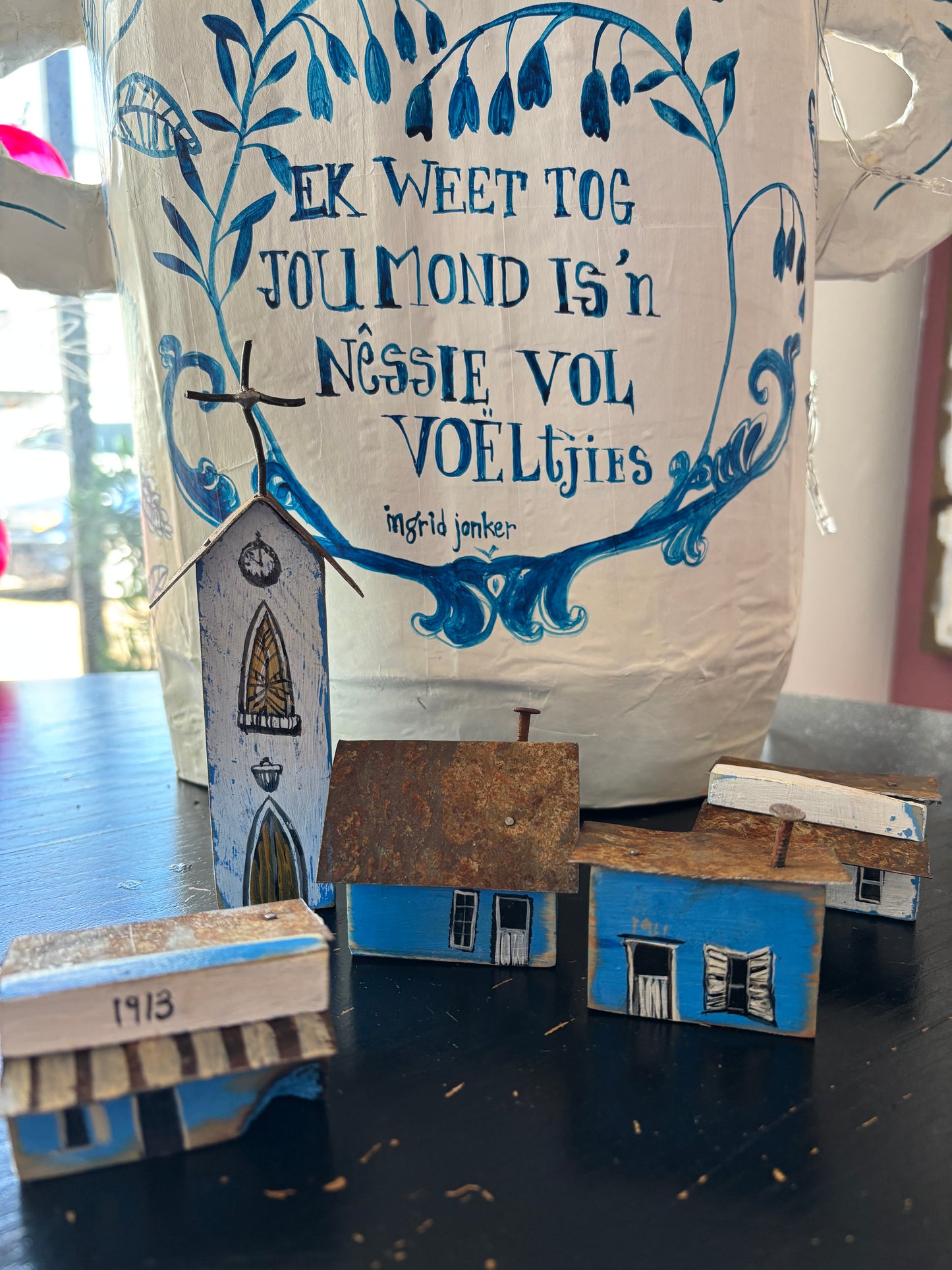 Blue houses