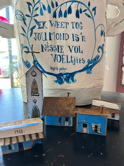 Blue houses
