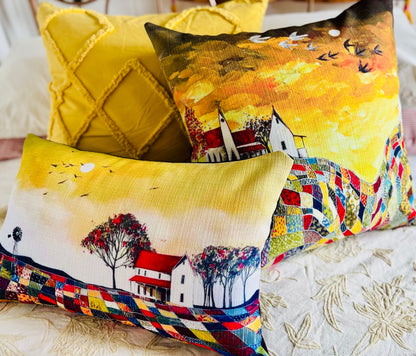 Laslappie Karoo Scene Cushion Cover