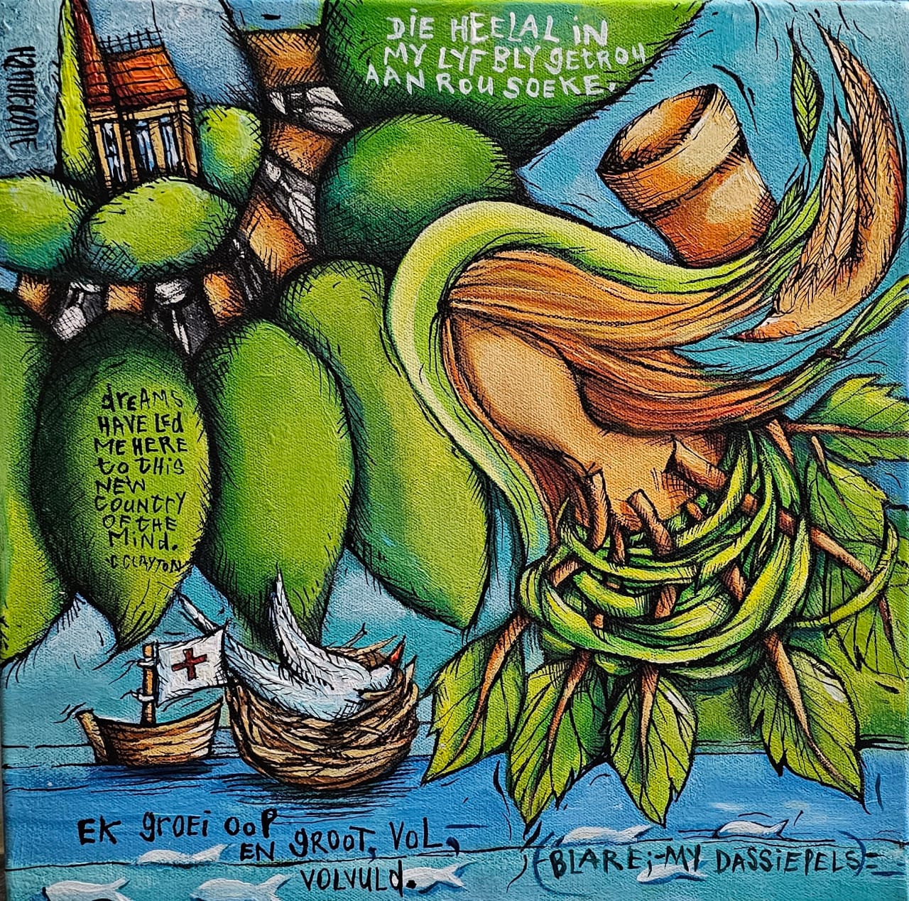 Painting by Hanlie Kotze