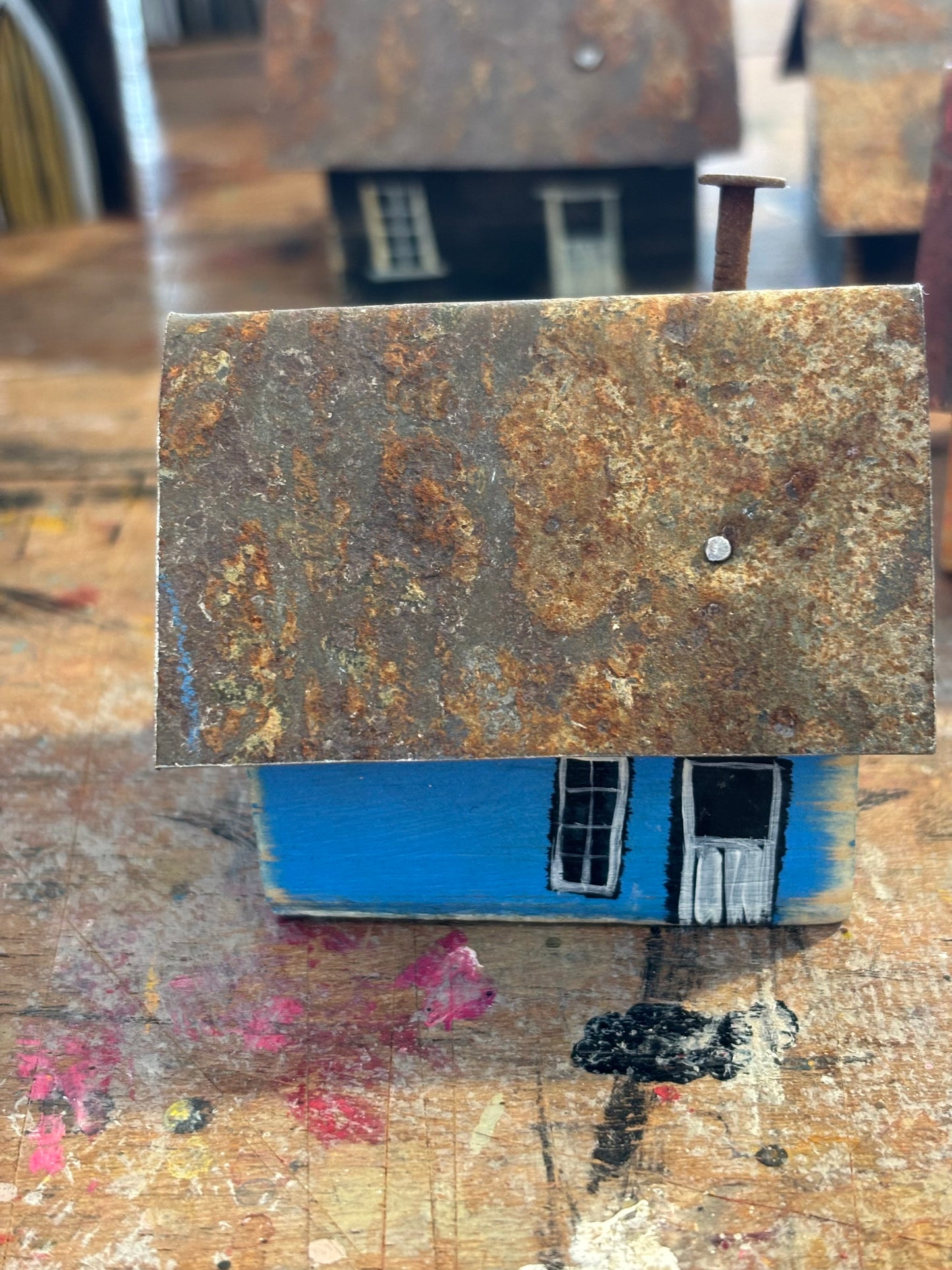 Blue houses