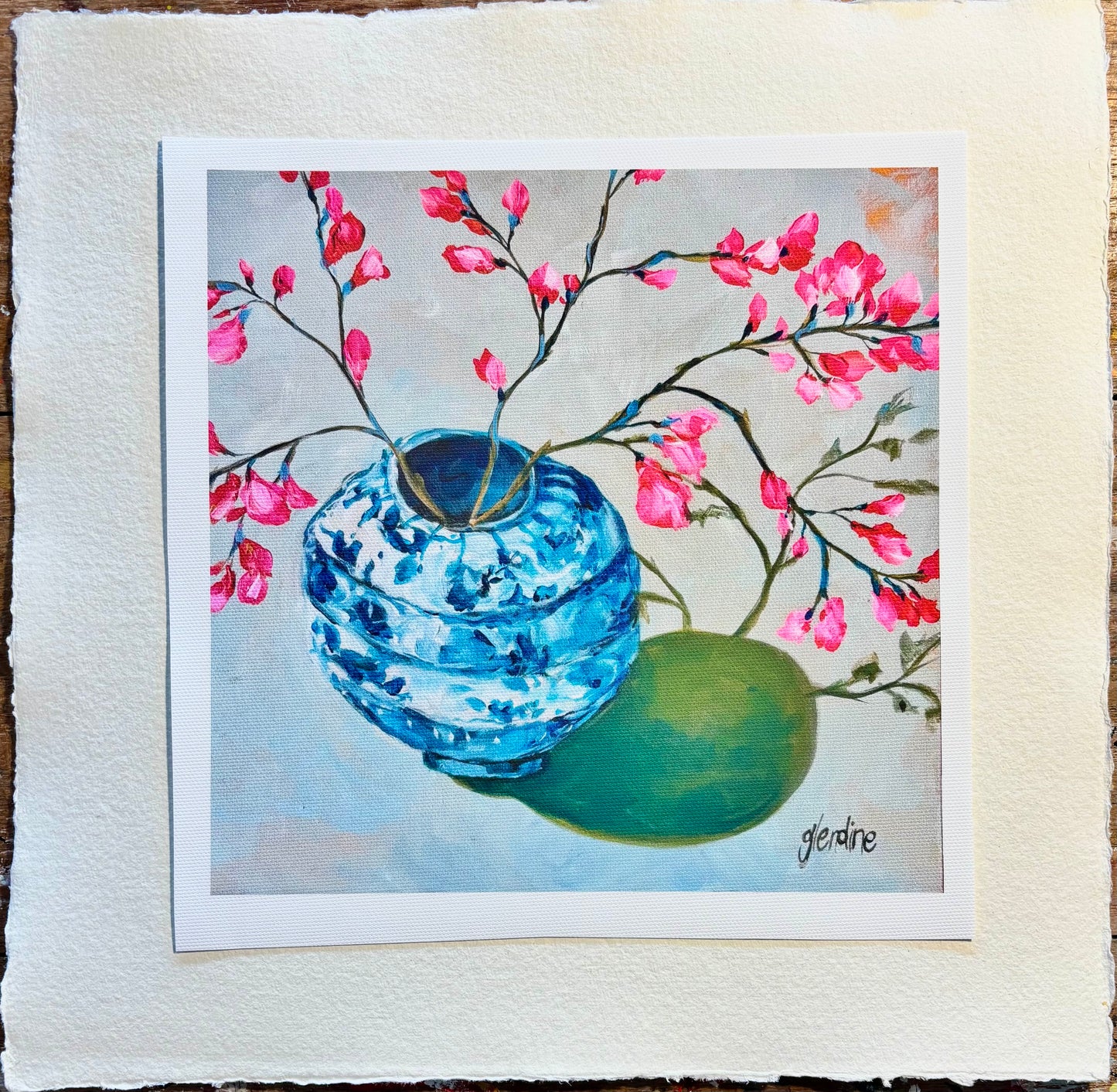 Delft and Blossoms