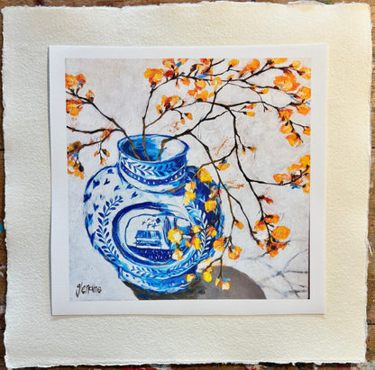 Yellow blossoms in Delft