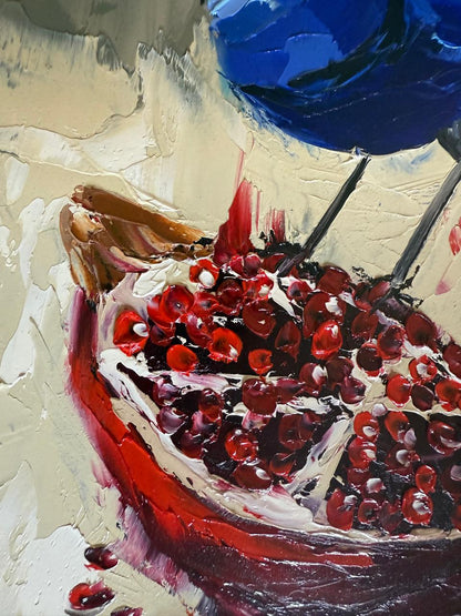 Juanette Manderoi - Bird and pomegranate 1