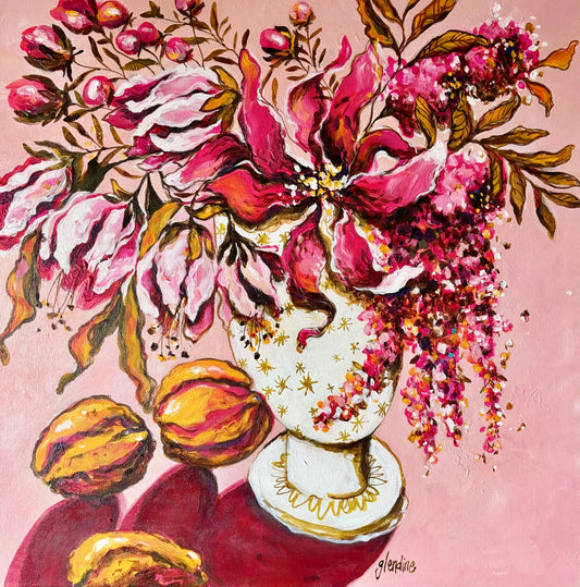 Lilies and Quince