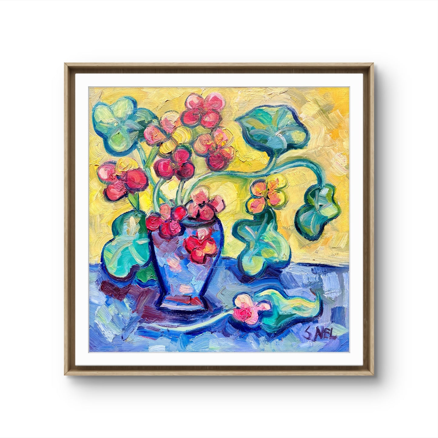 Nasturtiums by Sonja Nel