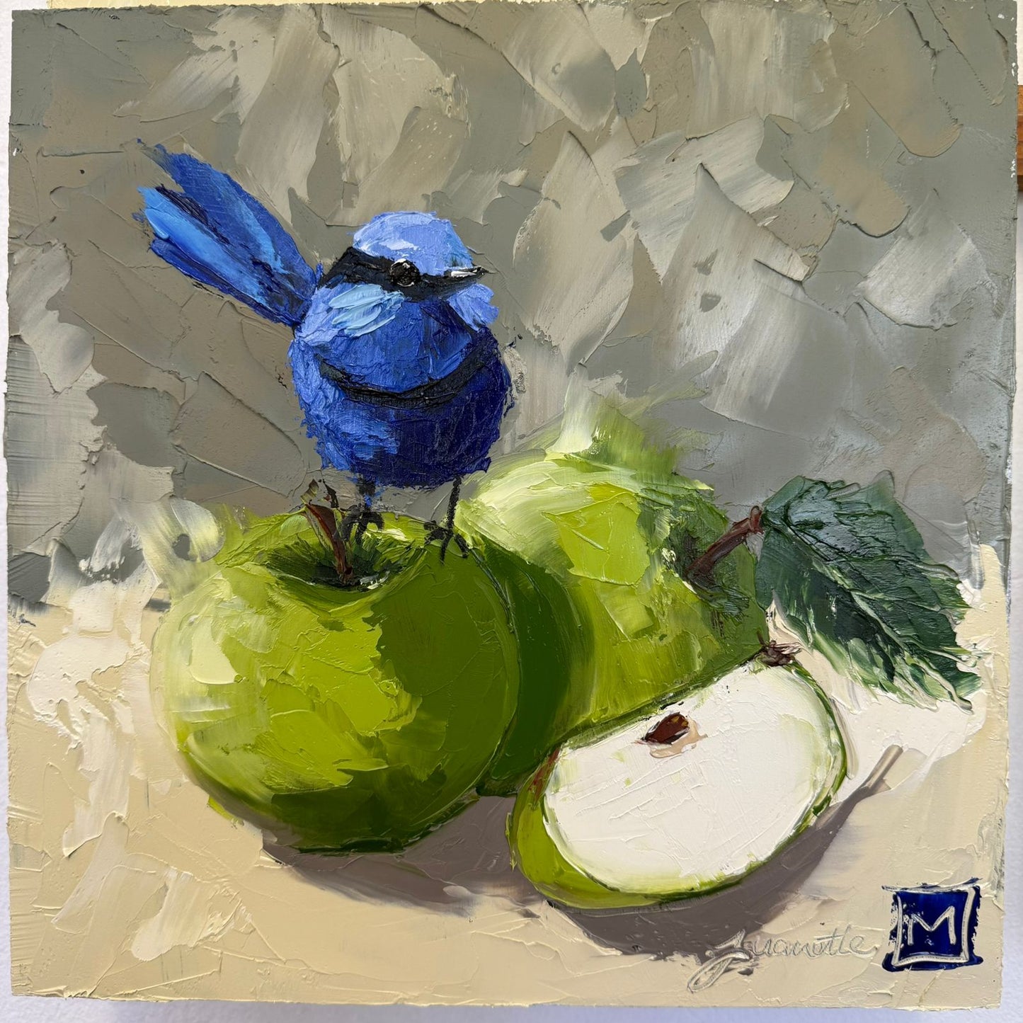 “Blue bird” by Juanette Menderoi