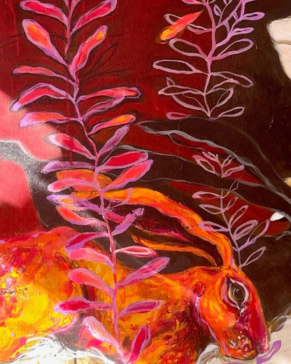 Karoo Madonna and Three Hares