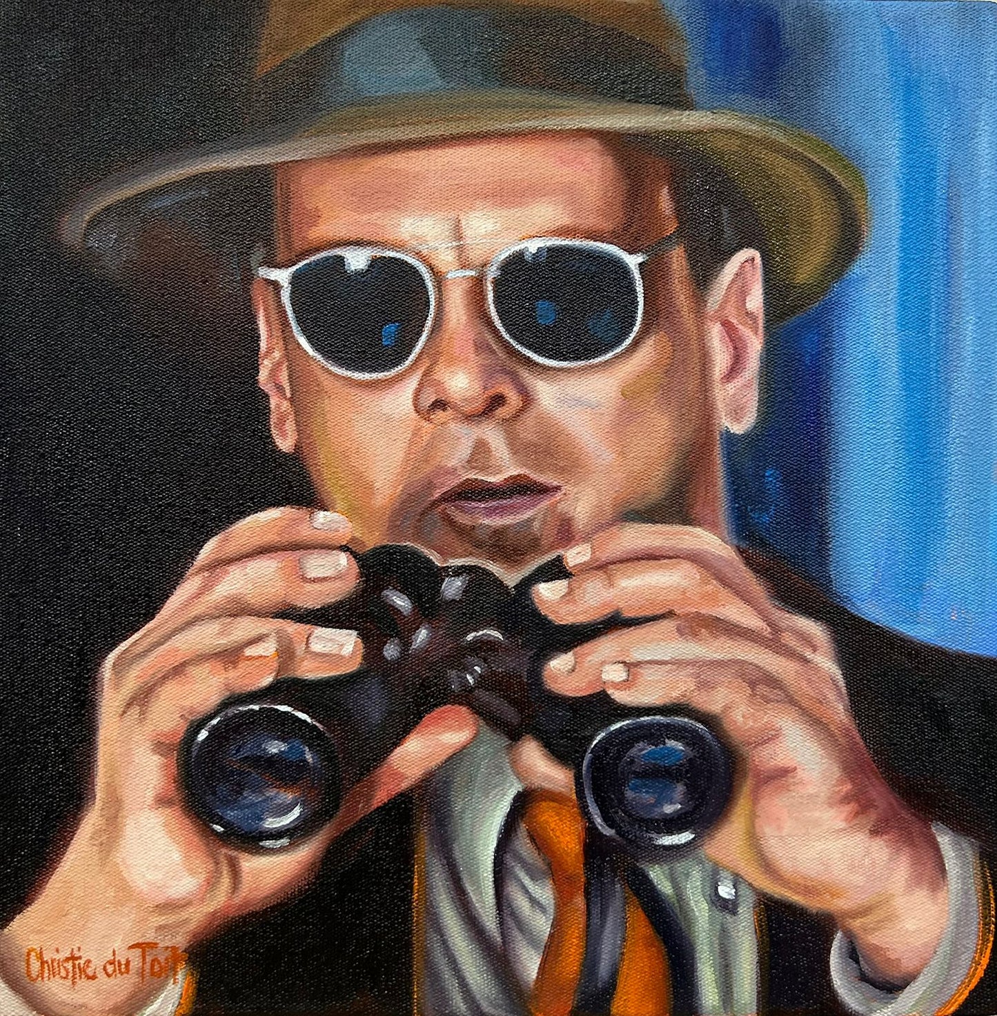 Christie du Toit - Man with Binoculars 2