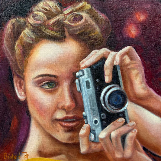 Christie du Toit - Woman with Camera