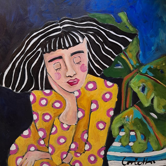 Corietha Muller - Woman in Polka dots