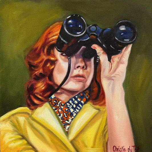 Christie du Toit - Girl with Binoculars