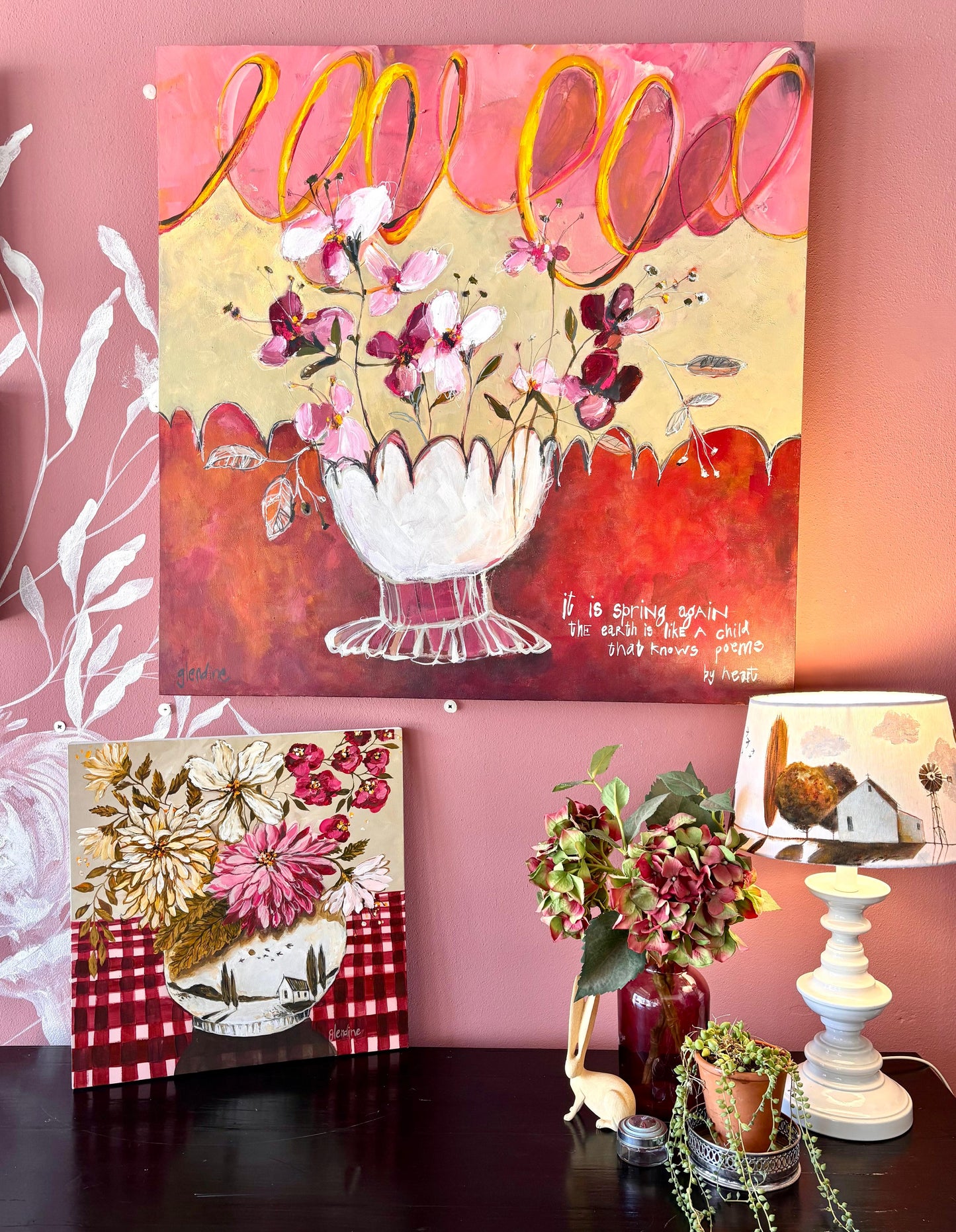 "Spring is in the air" - Original painting