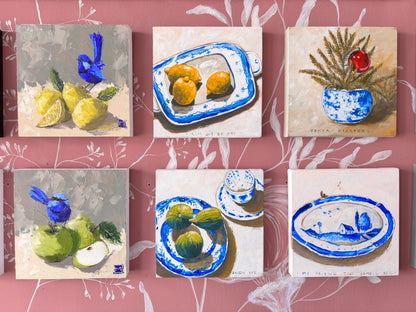 Juanette Manderoi - Bird and pomegranate 1